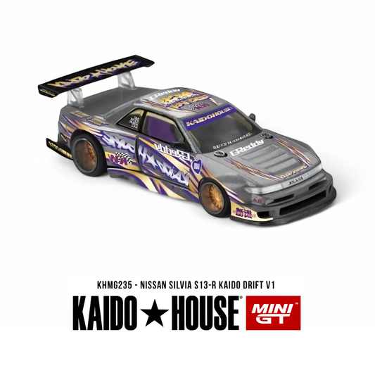 Nissan Silvia S13-R - Kaido Drift V1 - Mini GT x Kaido House (PRE ORDEN)