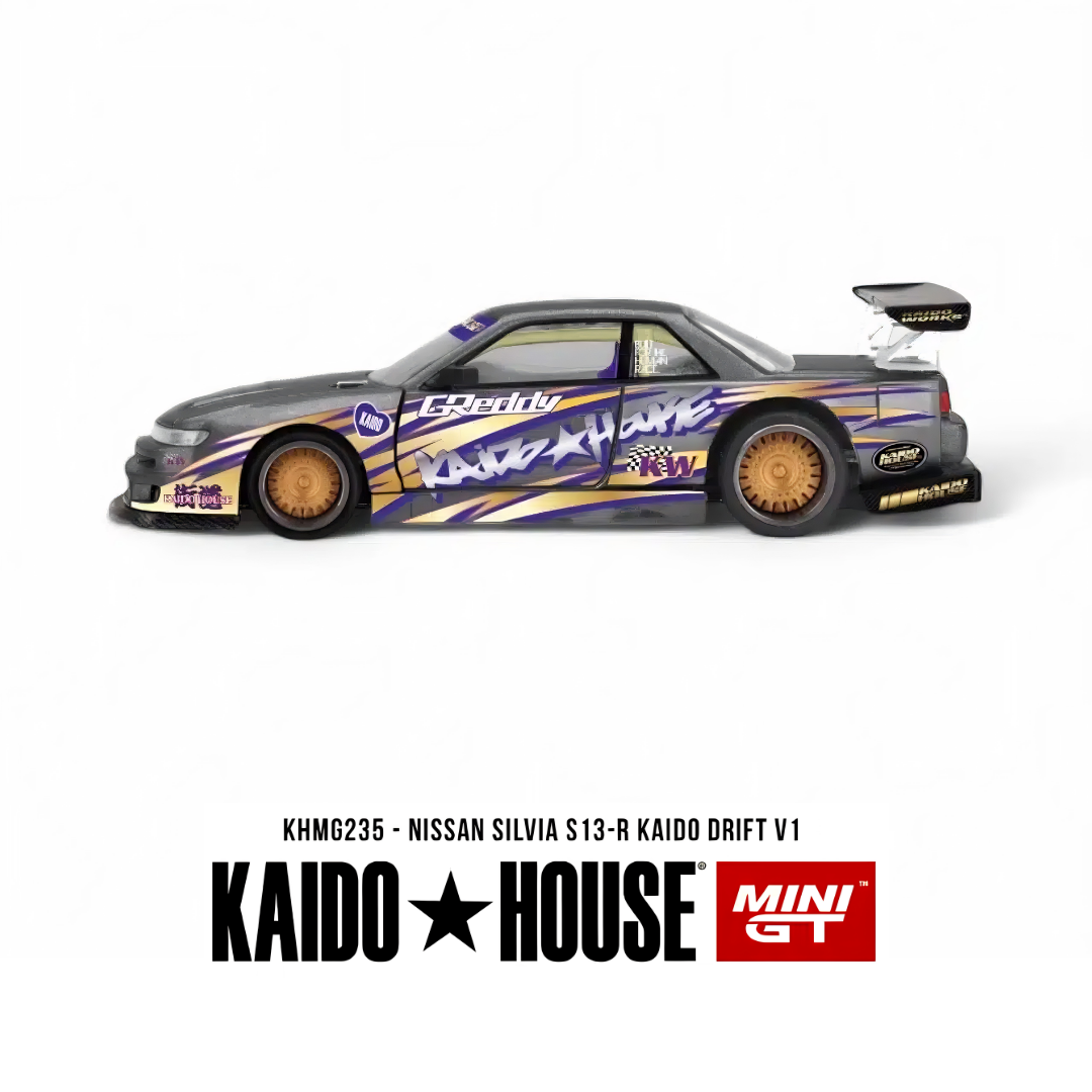 Nissan Silvia S13-R - Kaido Drift V1 - Mini GT x Kaido House (PRE ORDEN)