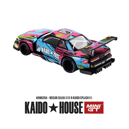 Nissan Silvia S13-R Kaido Splash V1 - Mini GT x Kaido House (PRE ORDEN)