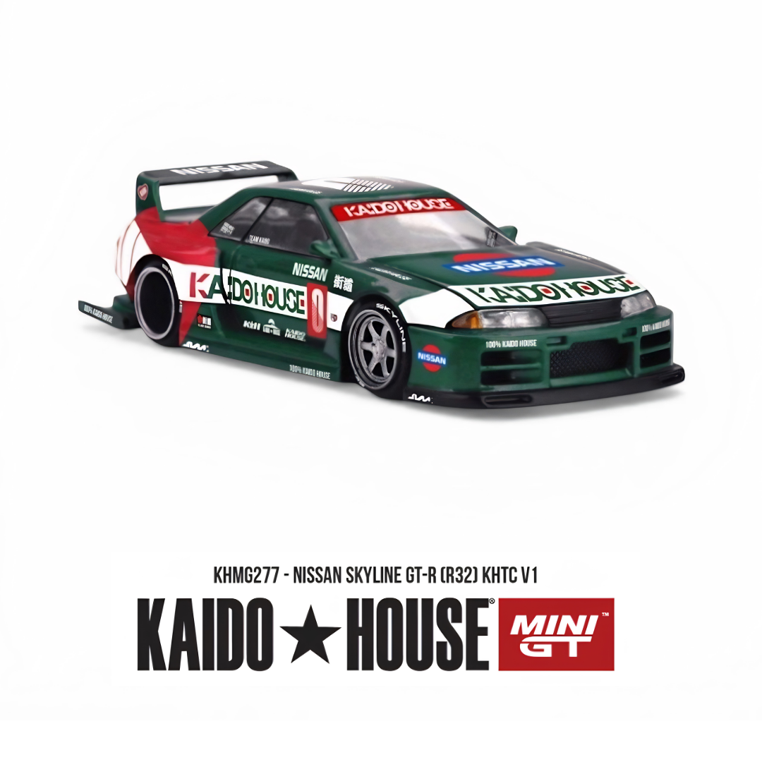 Nissan Skyline GT-R (R32) - KHTC V1 - Mini GT x Kaido House (PRE ORDEN)