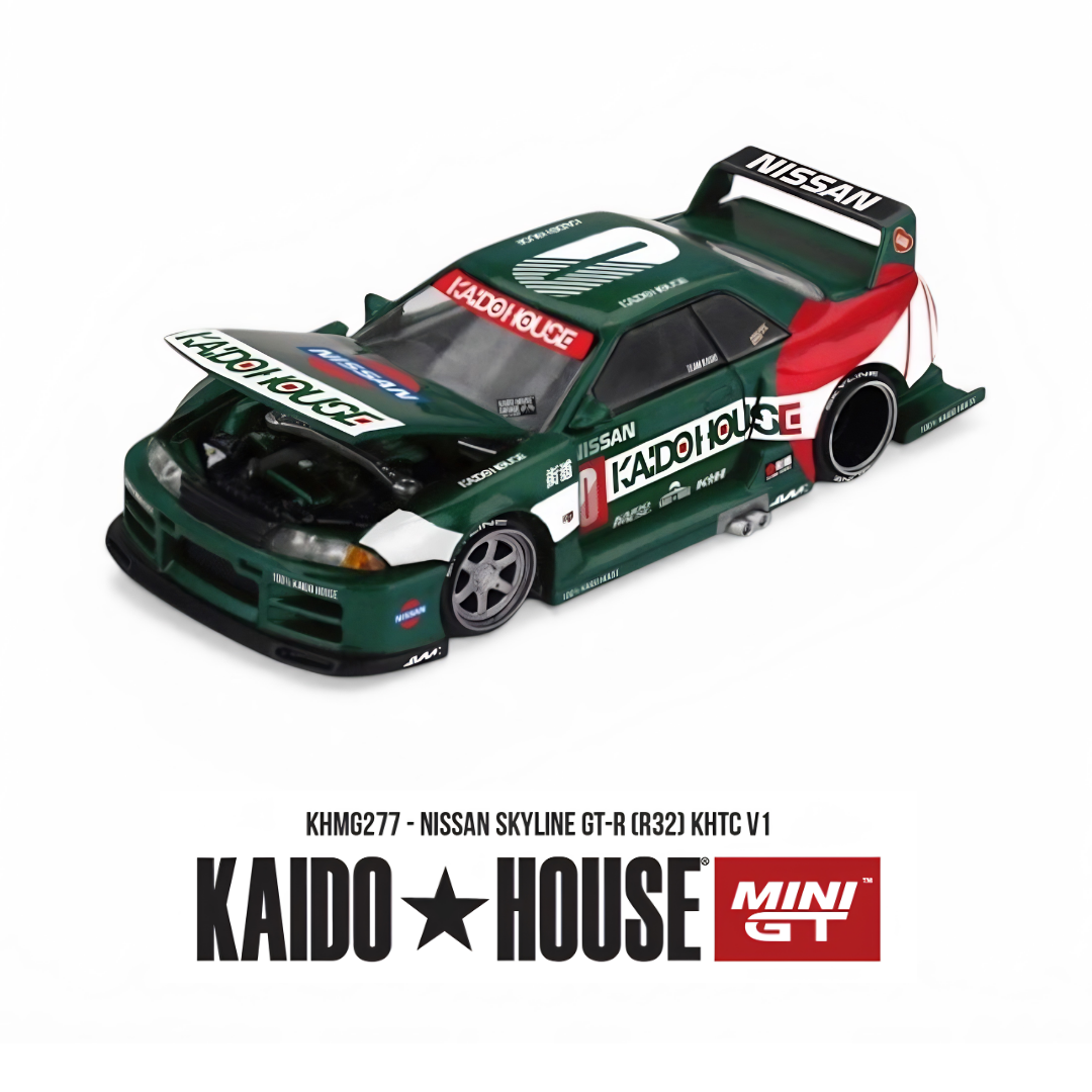 Nissan Skyline GT-R (R32) - KHTC V1 - Mini GT x Kaido House (PRE ORDEN)