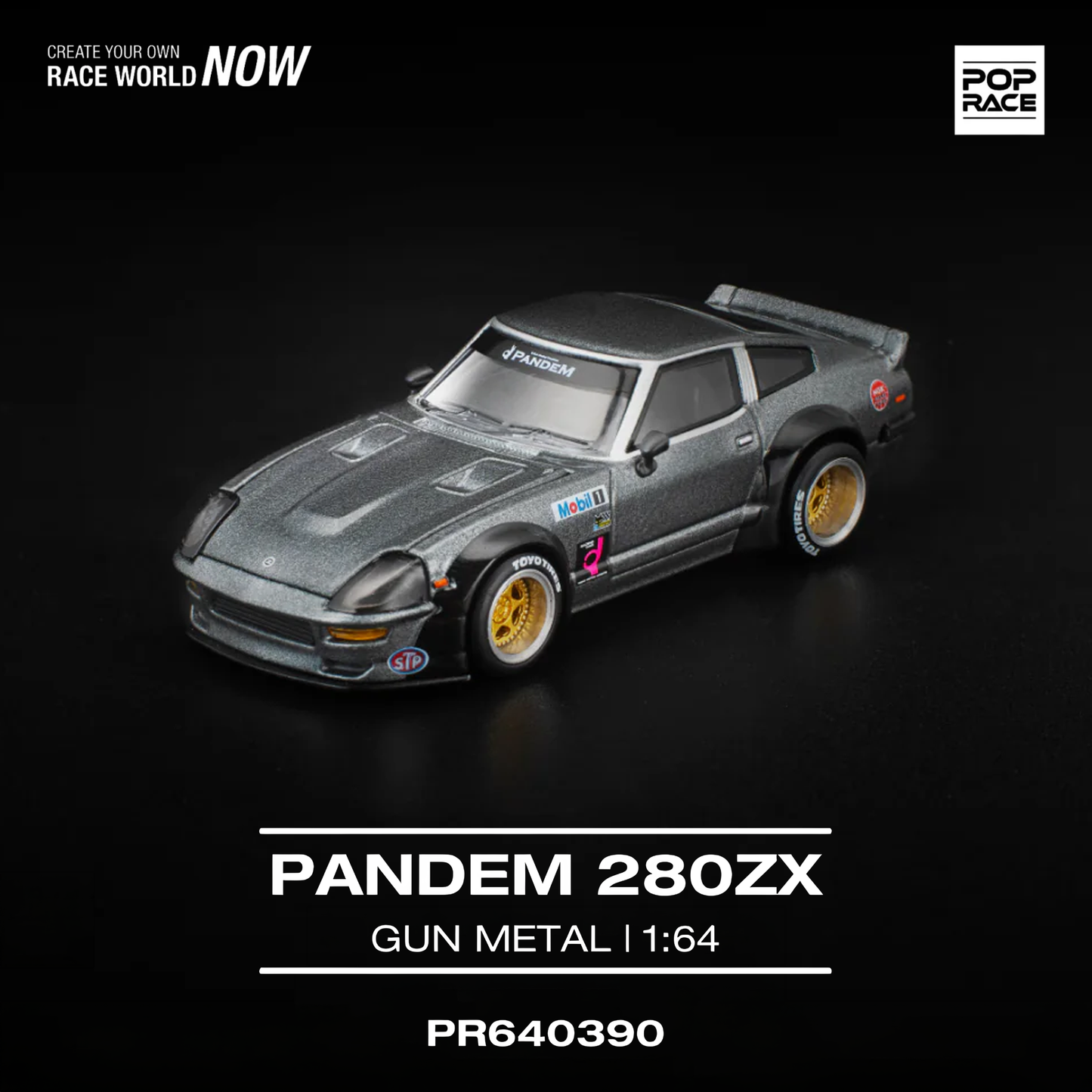 Pandem 280ZX Gun Metal (PRE ORDEN)