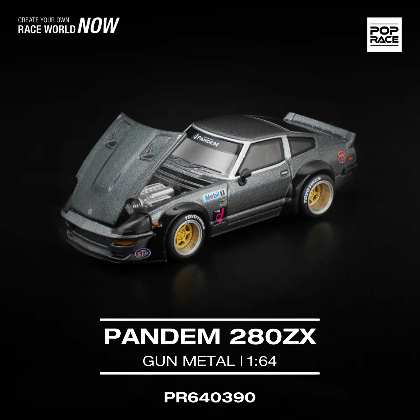 Pandem 280ZX Gun Metal (PRE ORDEN)