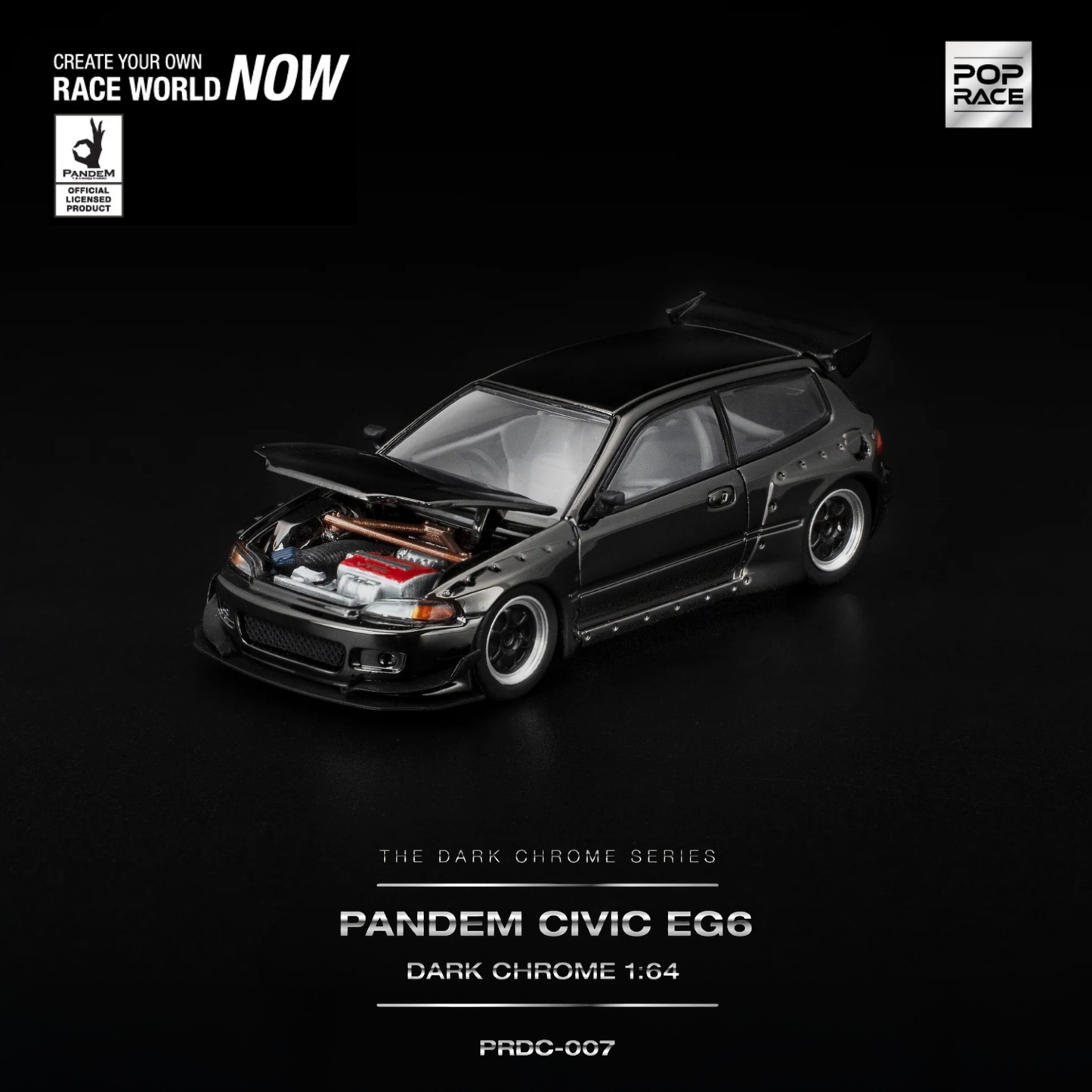 Pandem Civic EG6 - Dark Chrome (PRE ORDEN)