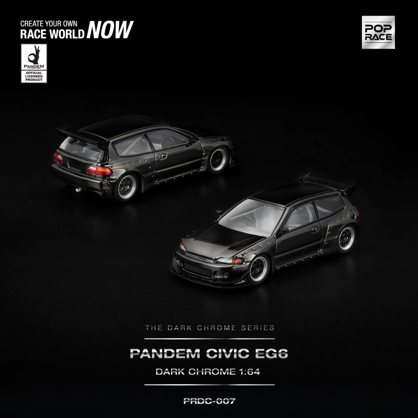 Pandem Civic EG6 - Dark Chrome (PRE ORDEN)