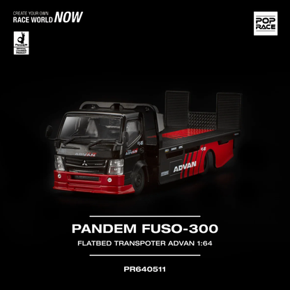 Pandem Fuso 300 Flatbed Trasnsporter Advan (PRE ORDEN)