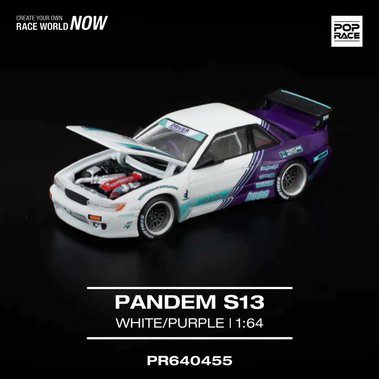 Pandem S13 White - Purple (PRE ORDEN)