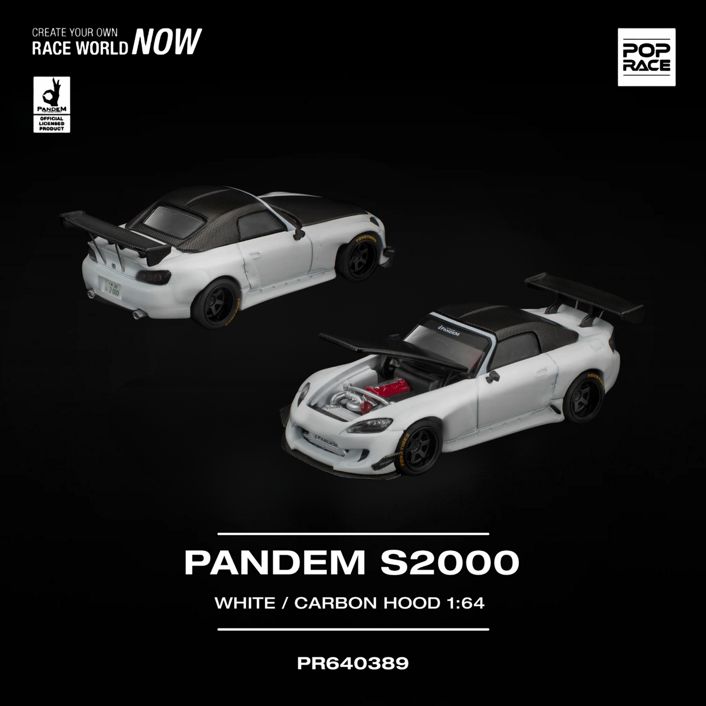 Pandem S2000 Soft - Top White (PRE ORDEN)