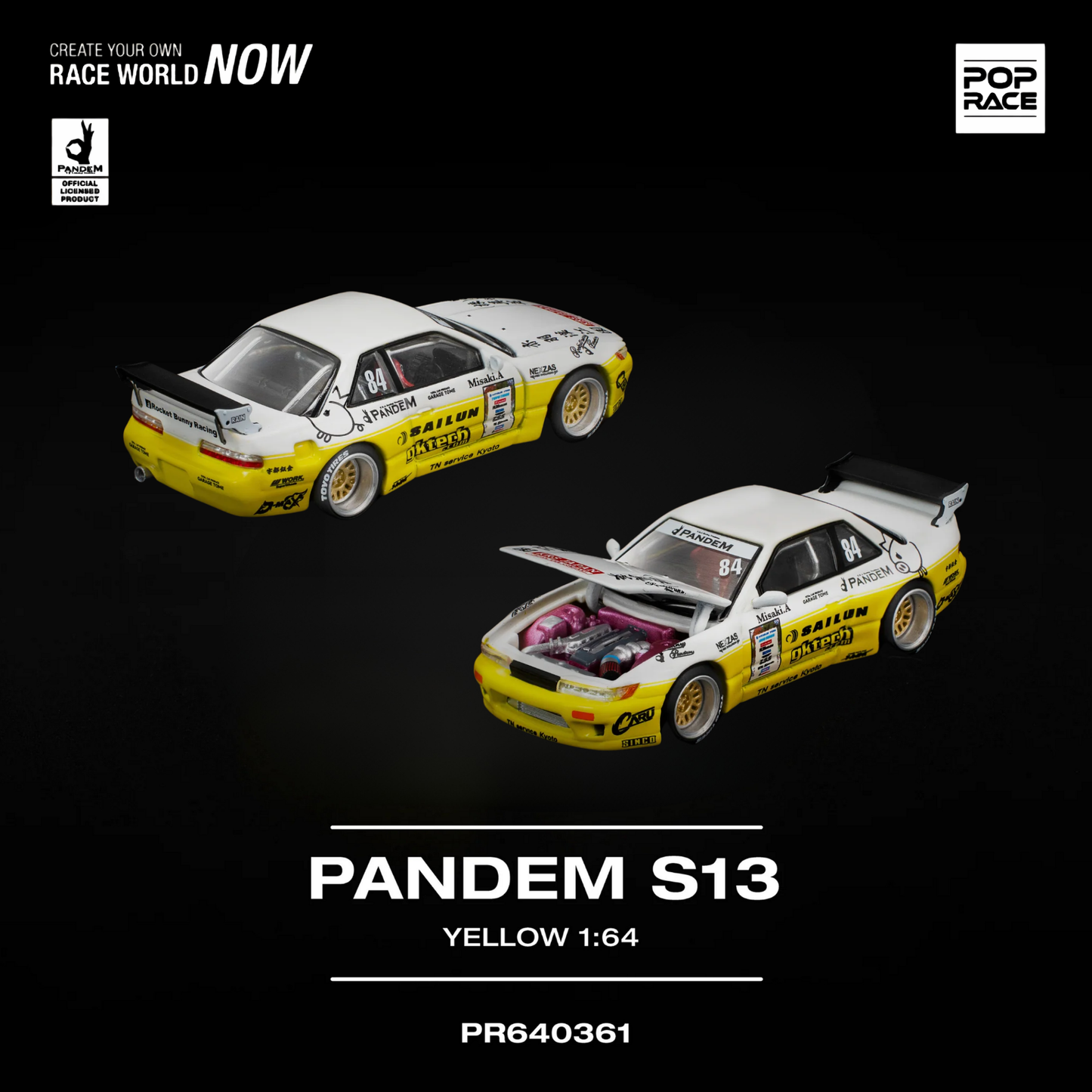Pandem Silvia S13 2020 D1 Lights - Yellow White (PRE ORDEN)