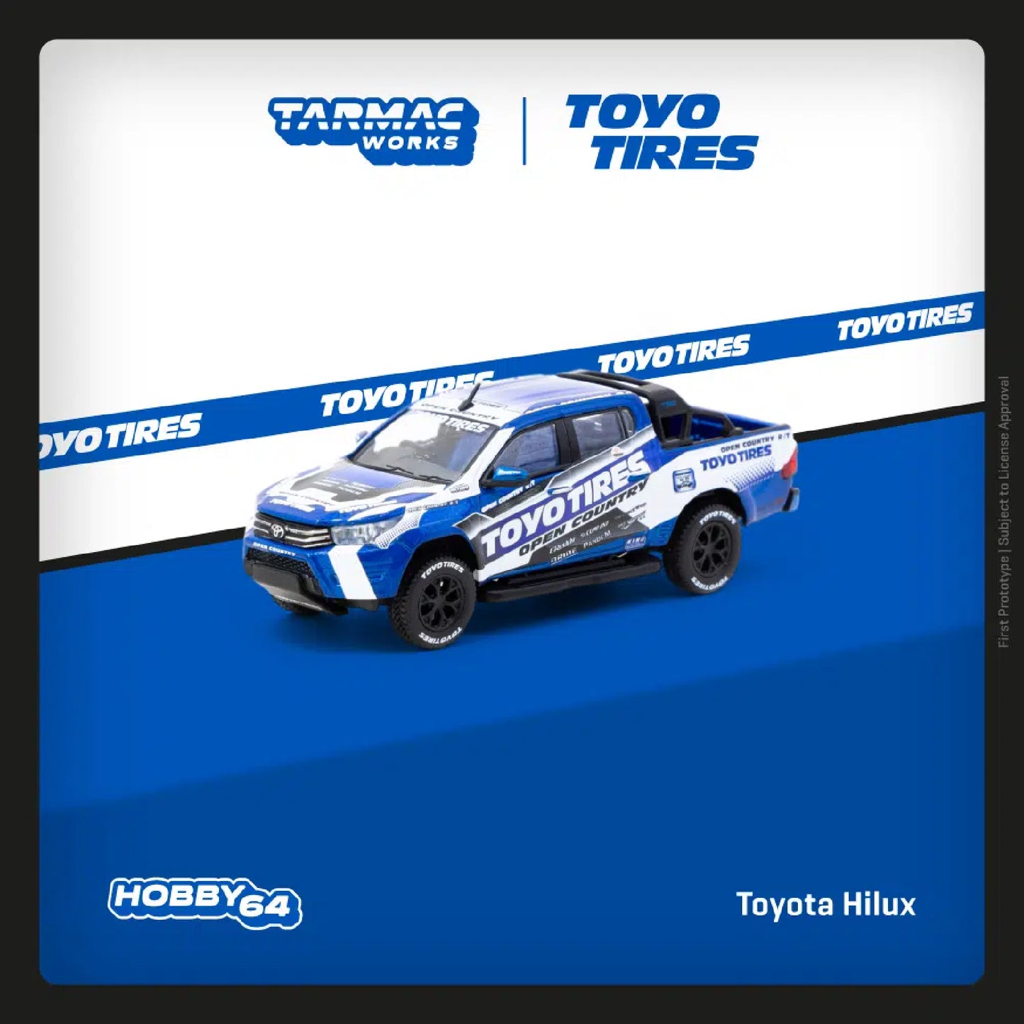Toyota Hilux TOYO Tires - Tarmac Works 1:64 (PRE ORDEN)