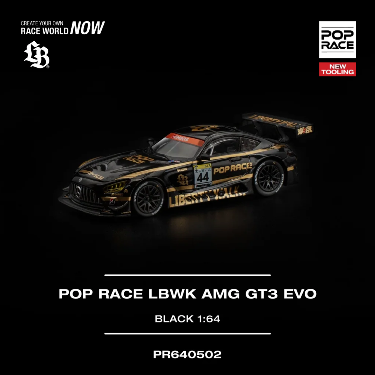 LBWK AMG GT3 EVO BLACK (PRE ORDEN)