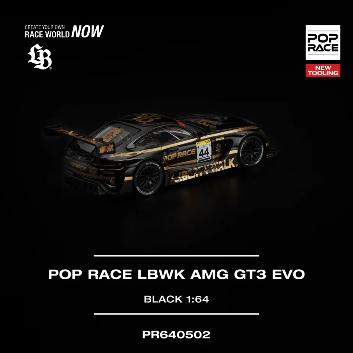LBWK AMG GT3 EVO BLACK (PRE ORDEN)
