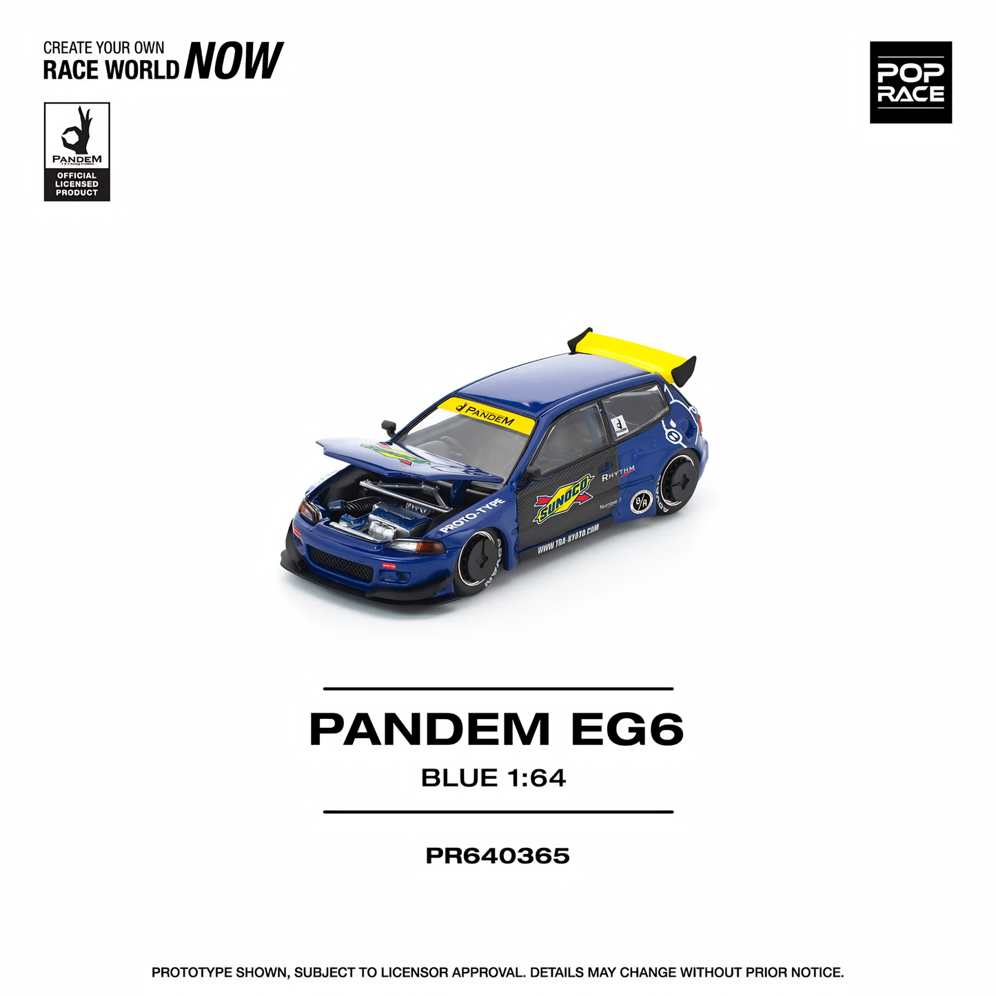 Pandem Civic EG6 Bue Black - (PRE ORDEN)