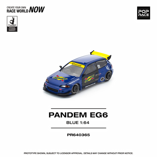 Pandem Civic EG6 Bue Black - (PRE ORDEN)