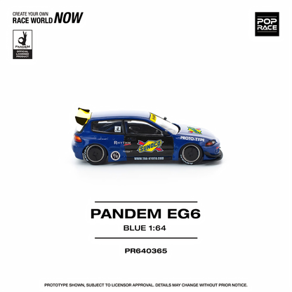 Pandem Civic EG6 Bue Black - (PRE ORDEN)