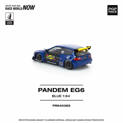 Pandem Civic EG6 Bue Black - (PRE ORDEN)