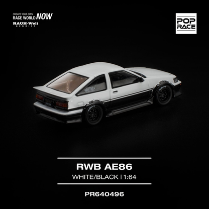 RWB AE86 - White Black (PRE ORDEN)