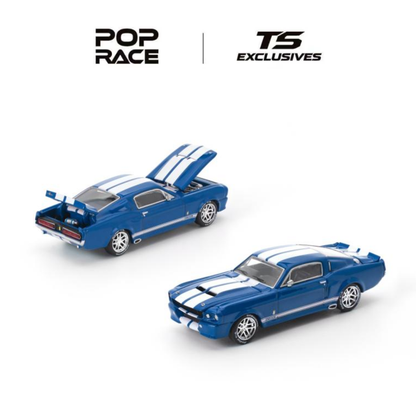 Shelby Mustang GT500 - Blue with White Stripes TS Exclusives (PRE ORDEN)