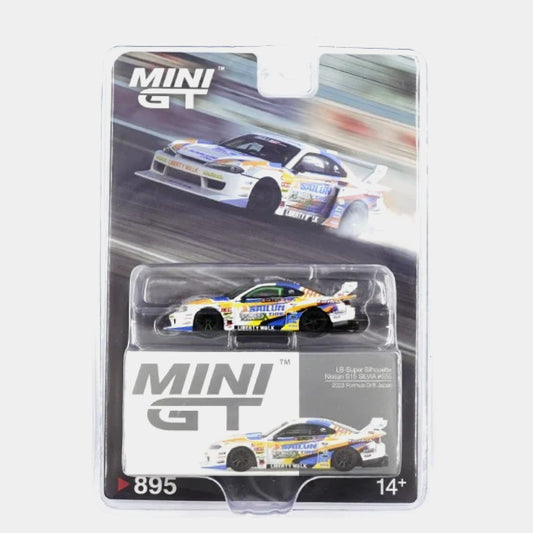 Nissan S15 Silvia  Super Silhouette Liberty Walk - Mini GT