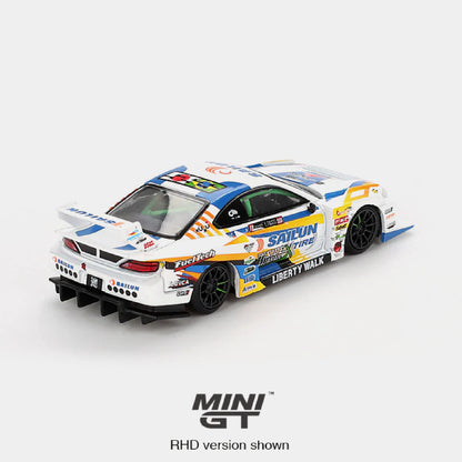 Nissan S15 Silvia  Super Silhouette Liberty Walk - Mini GT