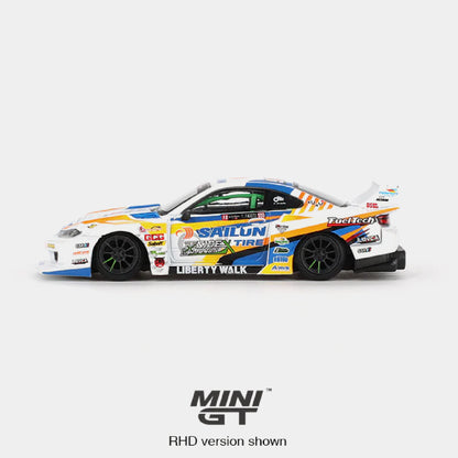 Nissan S15 Silvia  Super Silhouette Liberty Walk - Mini GT