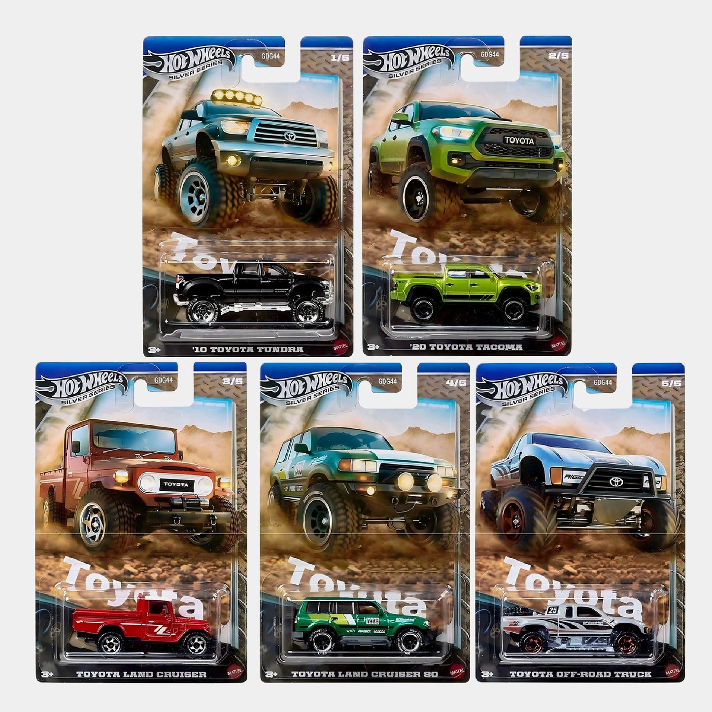 Toyota Trucks Set Completo Silver Series (PRE ORDEN)