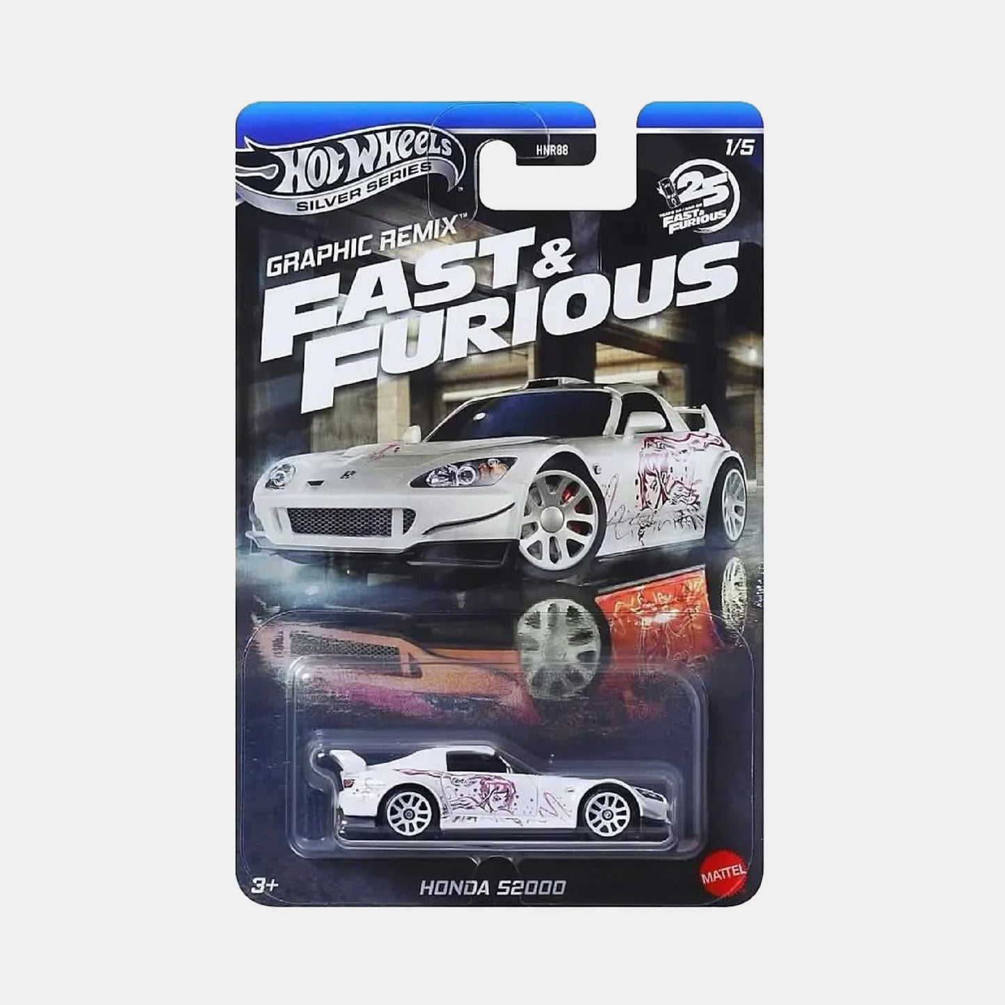 Rápido y Furiosos Graphic Remix - Hot Wheels Silver Series (PRE ORDEN)