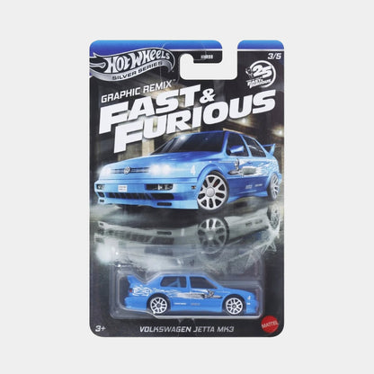 Rápido y Furiosos Graphic Remix - Hot Wheels Silver Series (PRE ORDEN)
