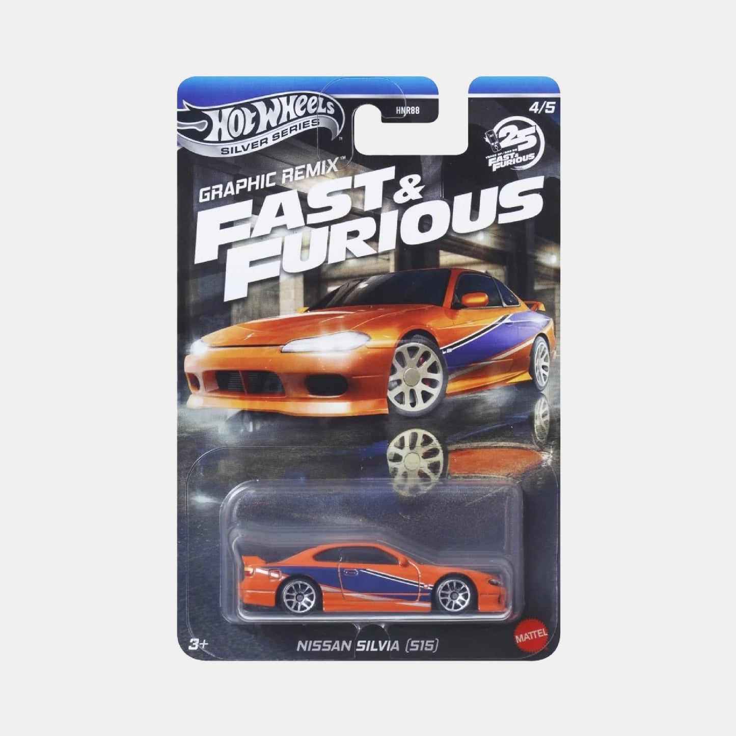Rápido y Furiosos Graphic Remix - Hot Wheels Silver Series (PRE ORDEN)