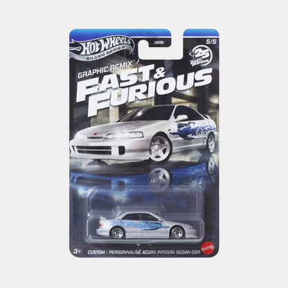 Rápido y Furiosos Graphic Remix - Hot Wheels Silver Series (PRE ORDEN)