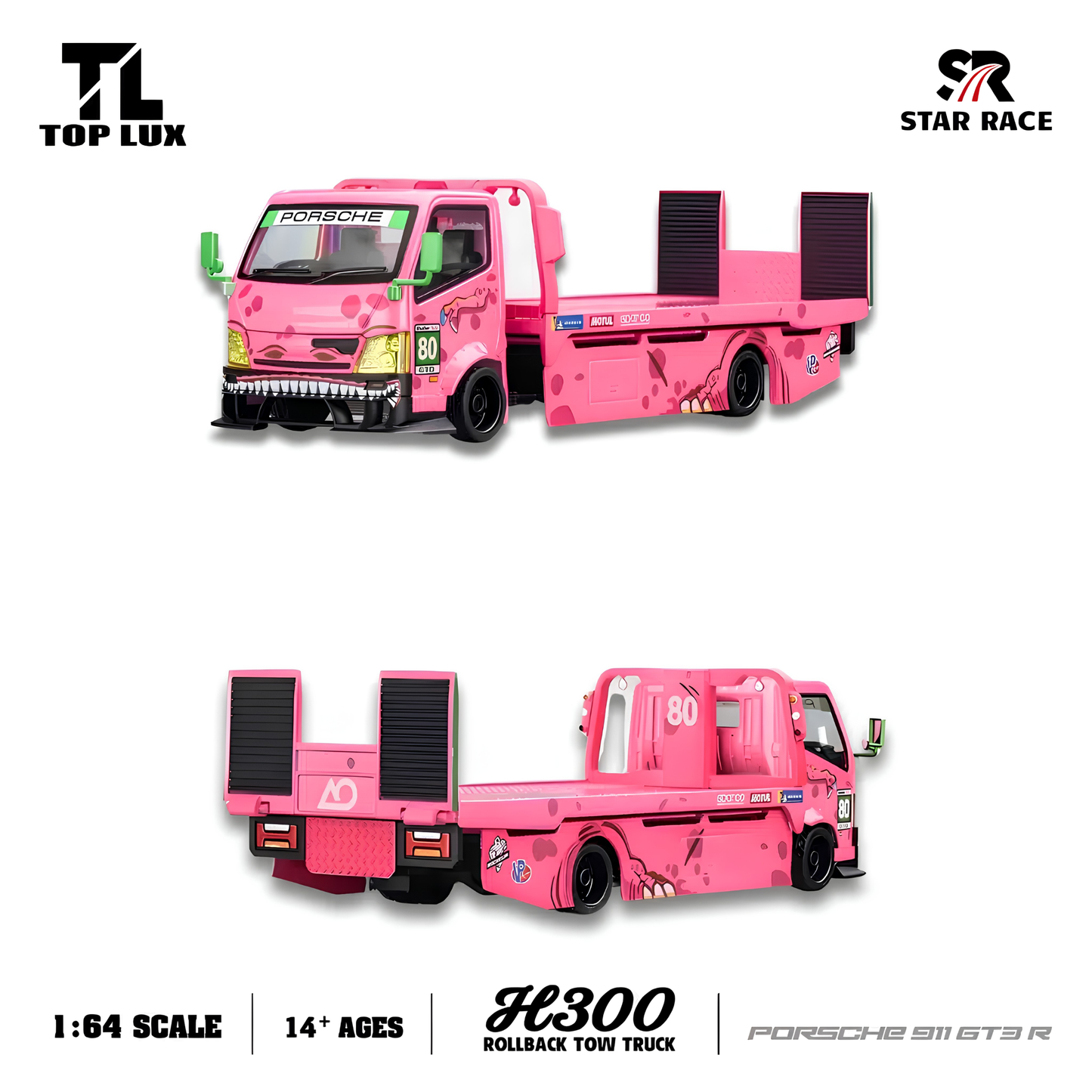 H300 Rollback Tow Truck Roxy & Rexy - Top Lux X Star Race (PRE VENTA)