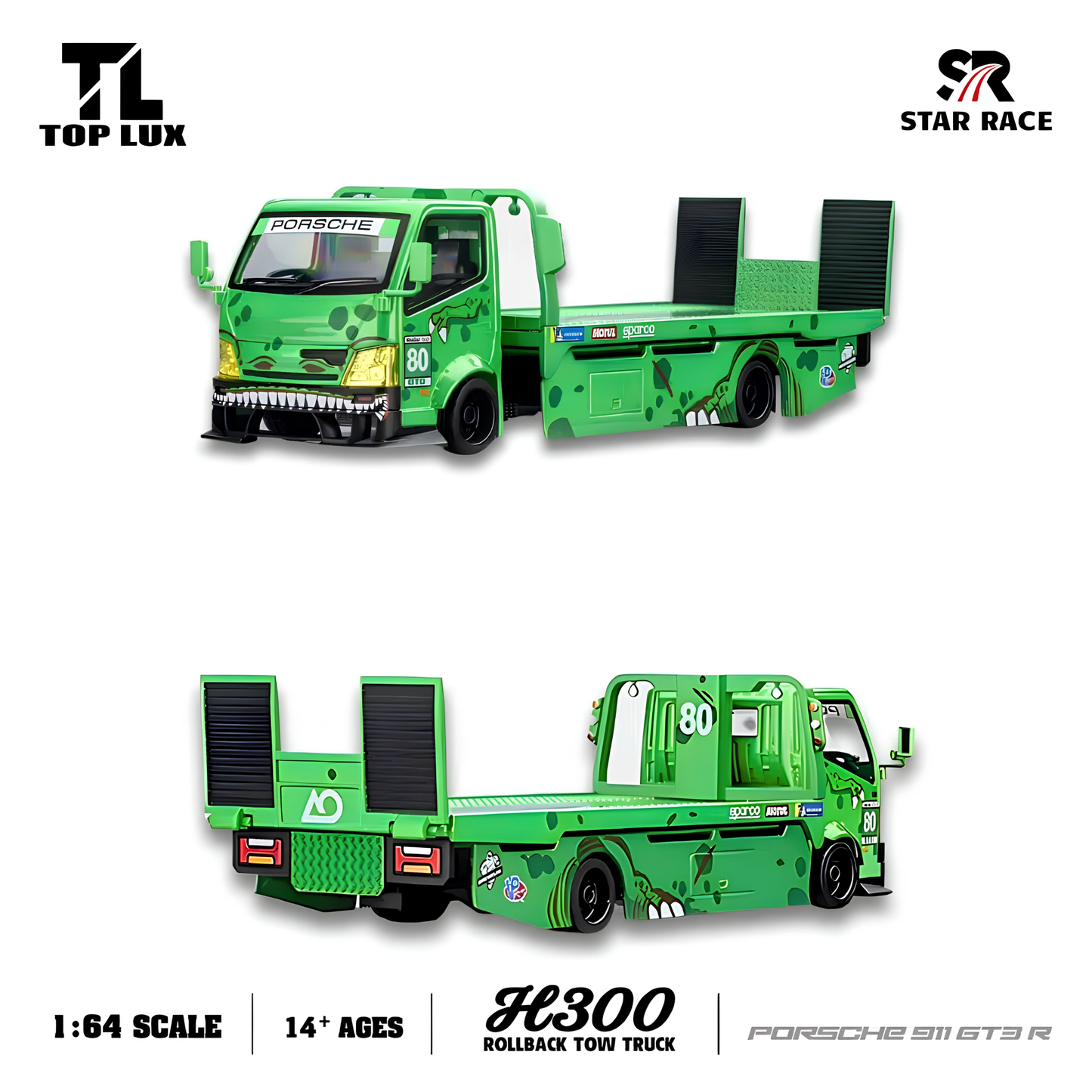 H300 Rollback Tow Truck Roxy & Rexy - Top Lux X Star Race (PRE VENTA)
