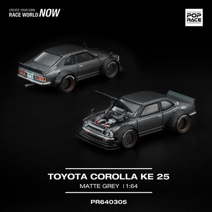 Toyota Corolla KE 25 - Matte Grey (PRE ORDEN)