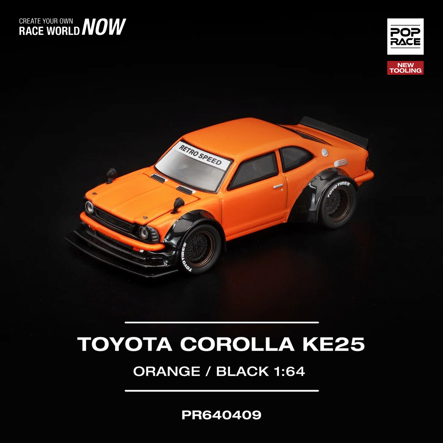 Toyota Corola KE25 - Orange(PRE ORDEN)