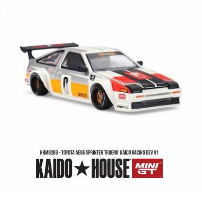 Toyota AE86 Sprinter Trueno - Kaido Racing Dev V1 - Mini GT x Kaido House (PRE ORDEN)