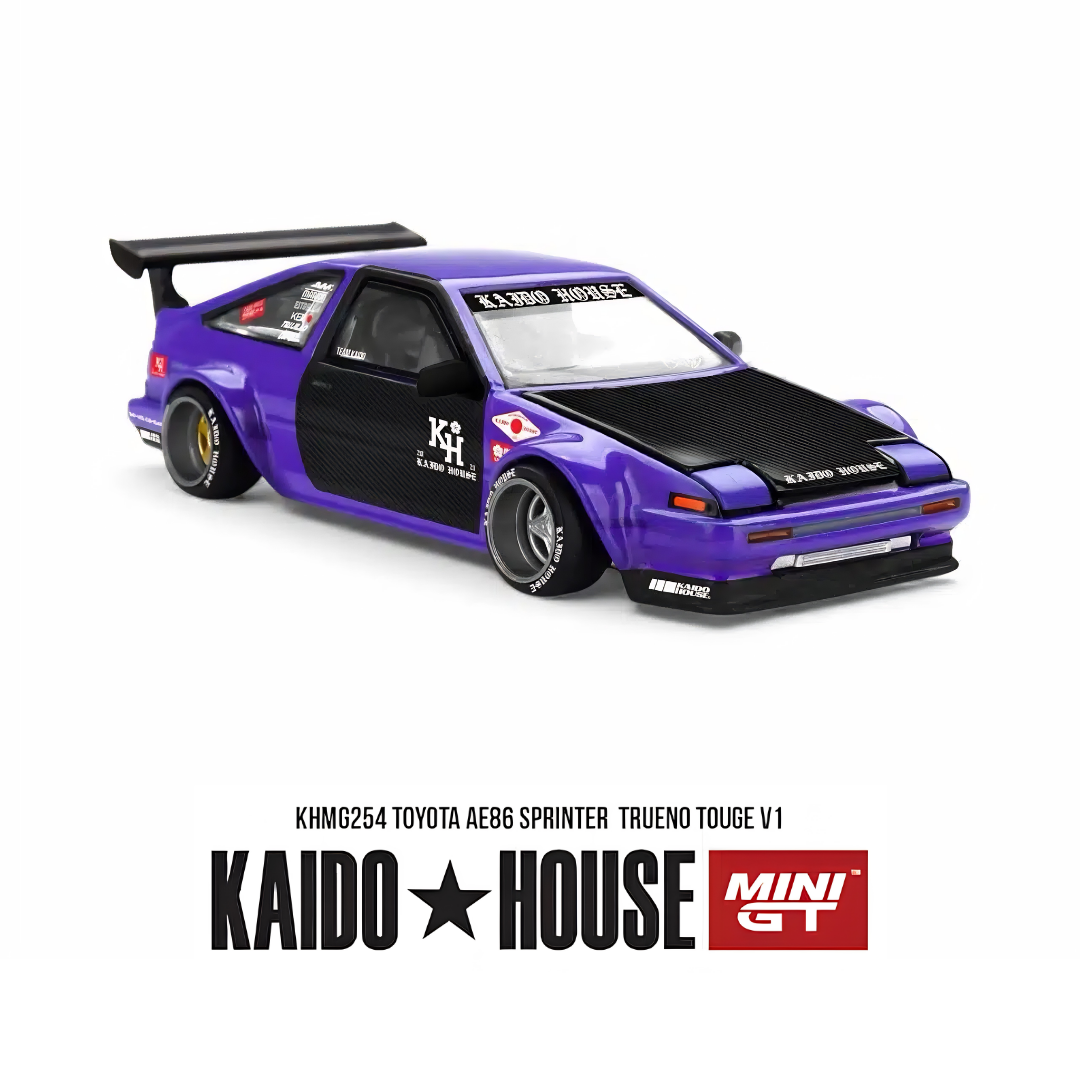 Toyota AE86 Sprinter Trueno - TOUGE V1 - Mini GT x Kaido House (PRE ORDEN)