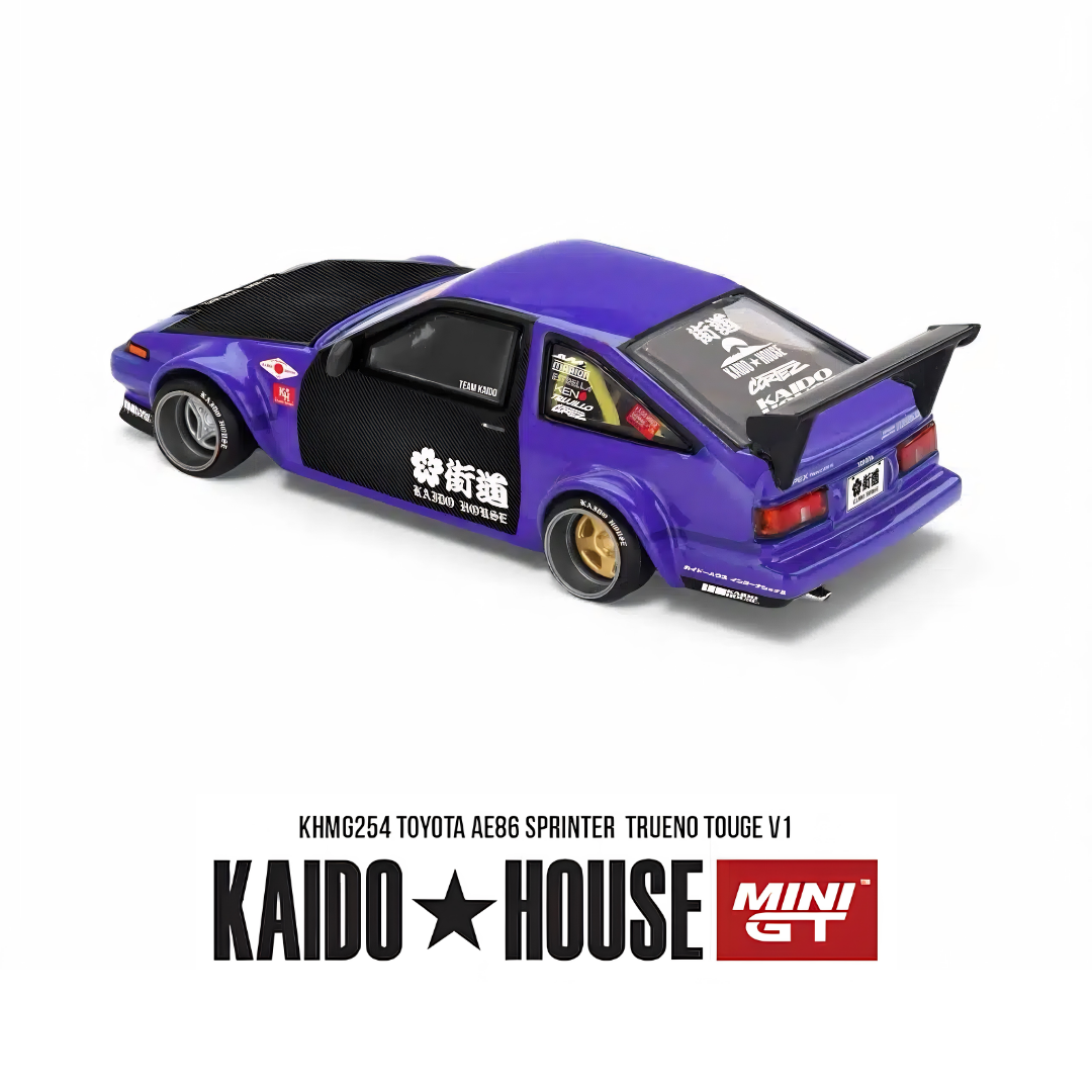 Toyota AE86 Sprinter Trueno - TOUGE V1 - Mini GT x Kaido House (PRE ORDEN)