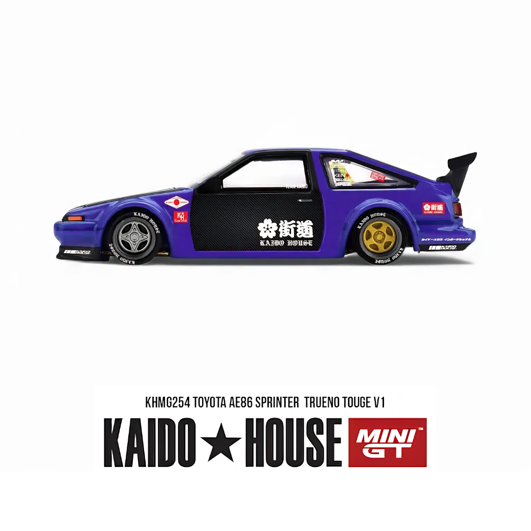 Toyota AE86 Sprinter Trueno - TOUGE V1 - Mini GT x Kaido House (PRE ORDEN)