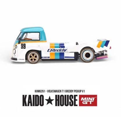 Volkswagen T1 - GReddy Pickup V1 - Mini GT x Kaido House (PRE ORDEN)