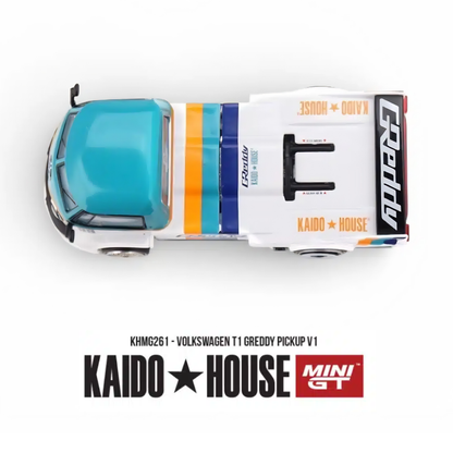 Volkswagen T1 - GReddy Pickup V1 - Mini GT x Kaido House (PRE ORDEN)